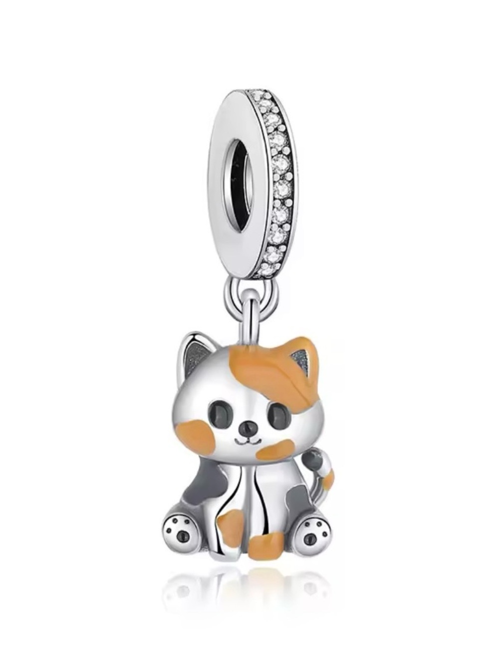 S925 Calico Cat Charm